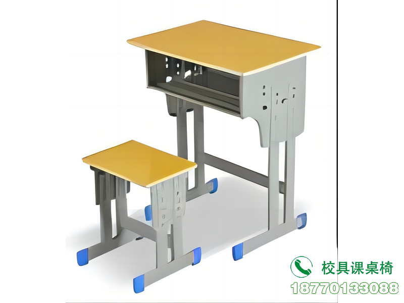 番禺双柱单人课桌凳